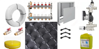 accesorii pentru încălzire în pardoseală